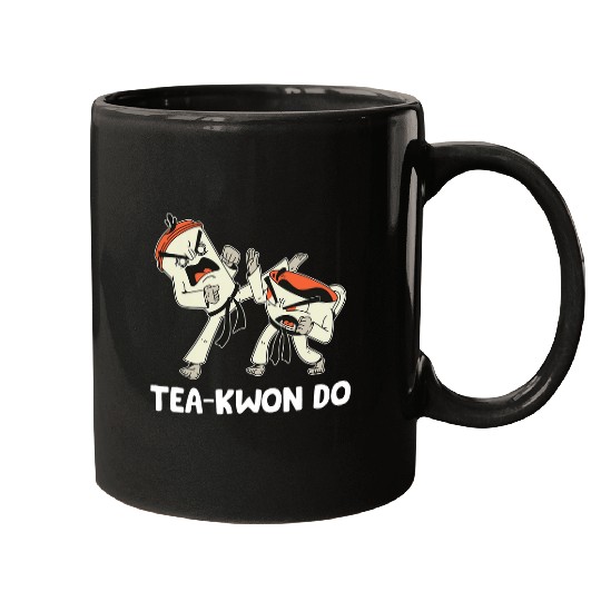 Taekwondo Korean Martial Arts Tea Cups Mugs