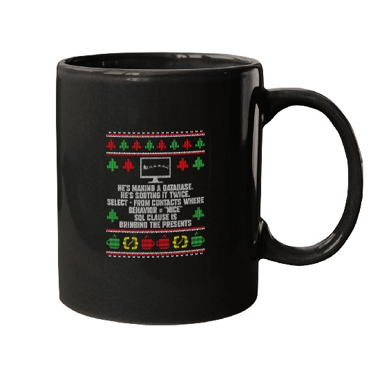 Software Developer Computer Coding Programmer Ugly Christmas Mugs