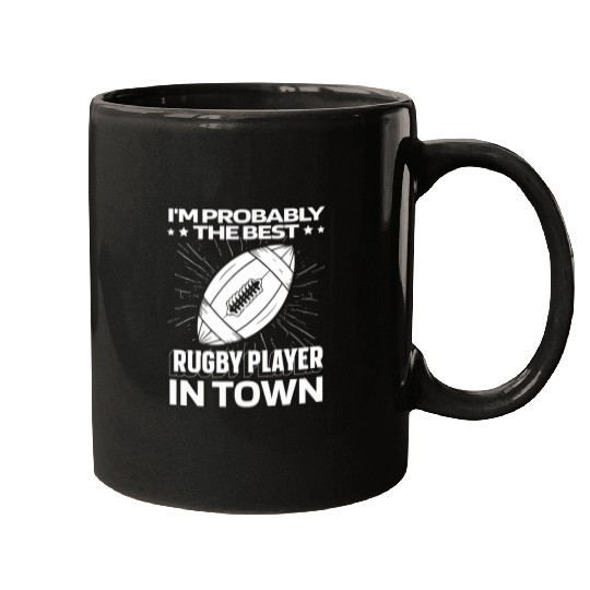 Funny Rugby Union Player League Rugby Mugs