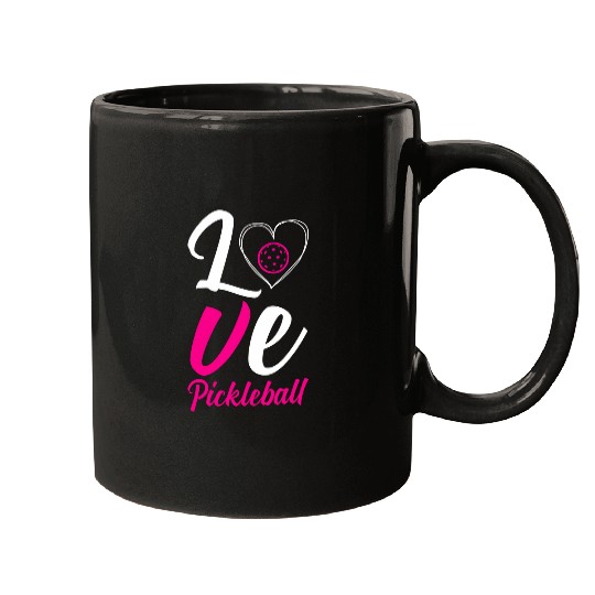 Love Pickleball Pickleball Player Men And Women Mugs