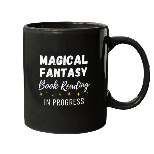 Magical Fantasy Magical Fantasy Book Reading in Progress Mugs