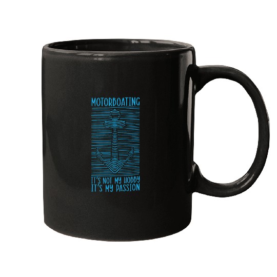 Cruise Ship Speedboat Boating Motorboat Mugs
