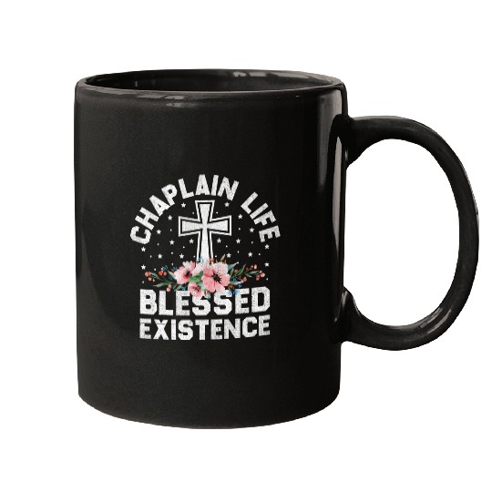 Christian Chaplain Profession Religious Worker Cross 2 Mugs