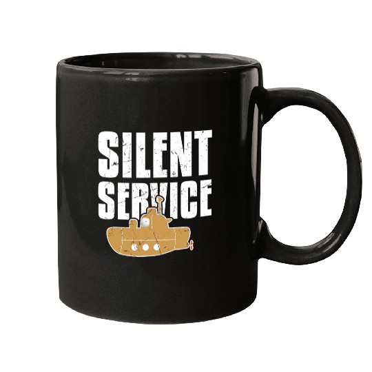 Funny Silent Service UBoat Submarine Submariners Mugs