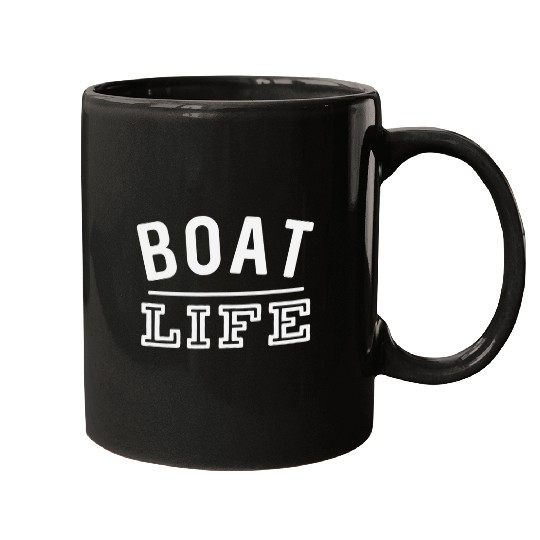 Boat Life Pontoon Summer Lake Beach Party Supplies Mugs