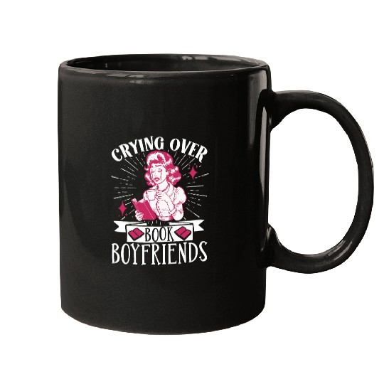 Crying Over Book Boyfriends 1 Mugs