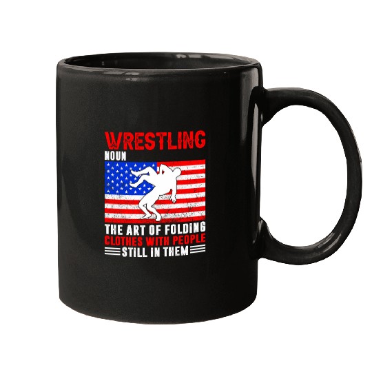 Wrestling Definition Lover Coachs Wrestler Grappling 1 Mugs