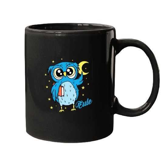 Sleep type Owl nocturnal diligent study Book Mugs