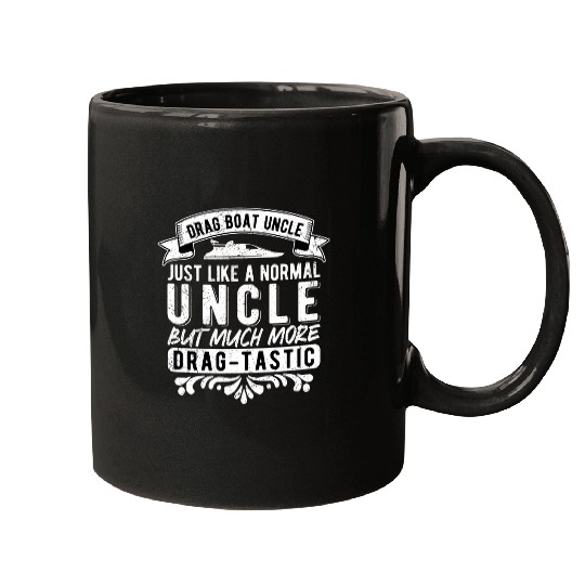 Mens Drag Boat Racing Uncle Mugs