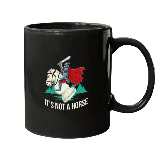 Its Not A Horse Chess Mugs