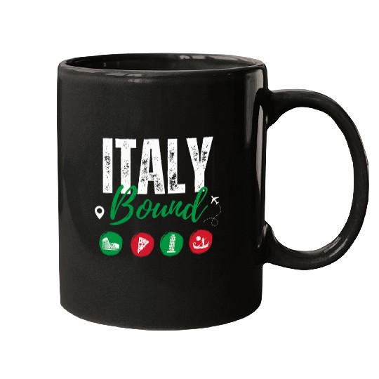 Italy Bound Road Trip Vacation Trip Matching Family Mugs