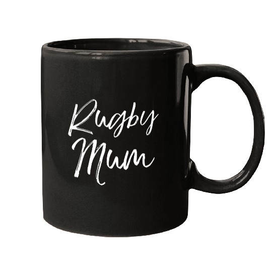 Cute Rugby Mom Quote Mothers Day Gift from Son Rugby Mum Mugs
