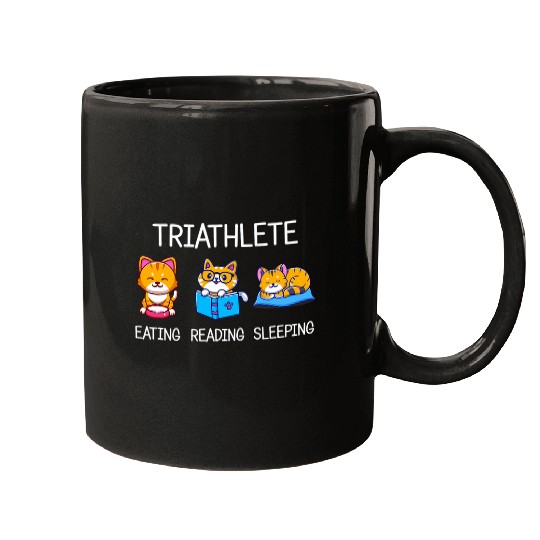 Reading and Book Fans cat lovers Mugs