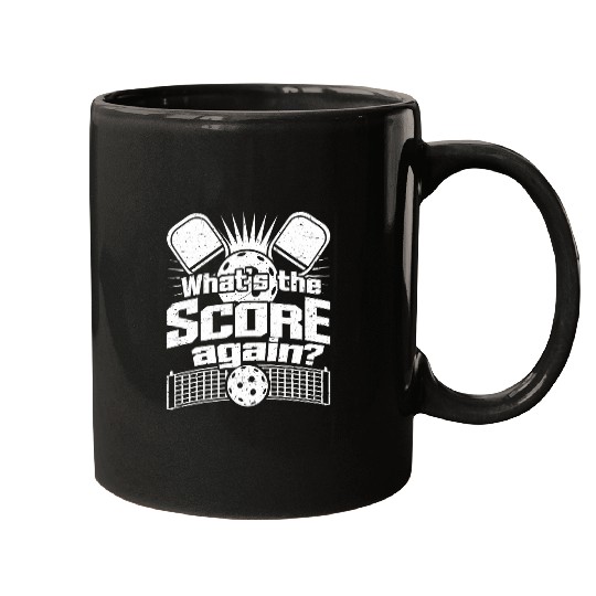 Funny Pickleball Player Whats The Score Again Mugs