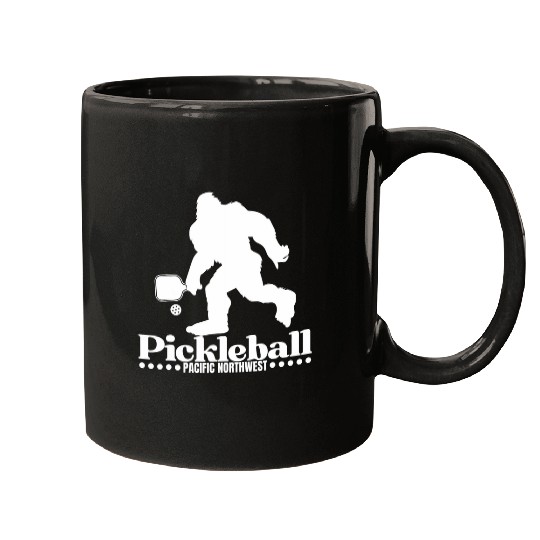 Pacific Northwest Pickleball Player bigfoots Pickleball Lover 1 Mugs