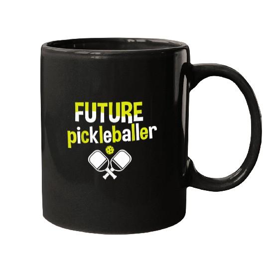 Future Pickleball Player Clothes Kids Boys Pickleball Mugs