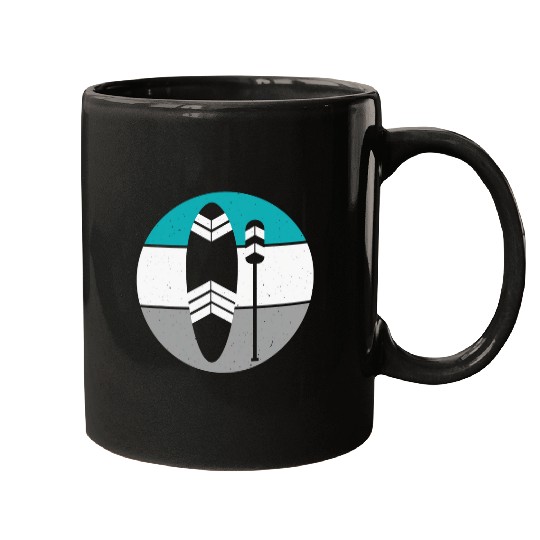 SUP Motiv for Paddle Boat Paddle Board Stand Up Paddling 4 Mugs