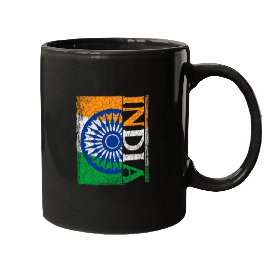 Asia Indie Asian national flags family ancestry root travels Mugs