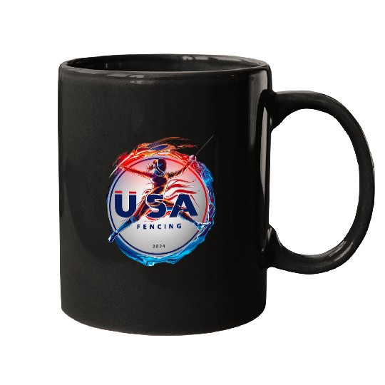 Dynamic Fencing 2024 Agility and Precision USA Mugs