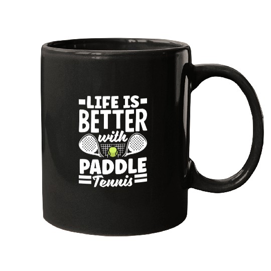 Paddle Tennis Funny Padel Tennis Mugs
