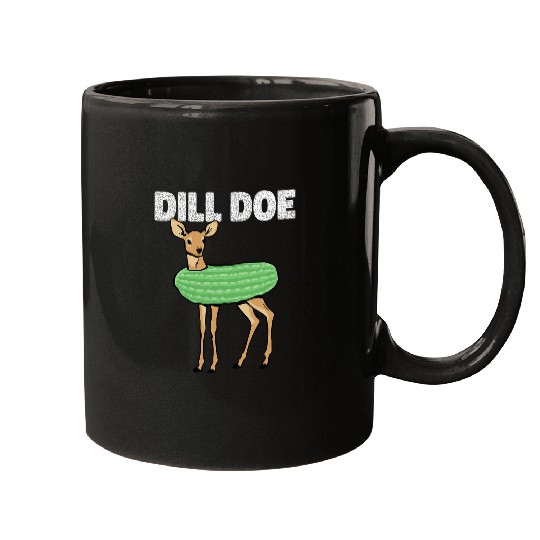 Dill Doe Deer Redneck Pickle Animal Hunter Lover Pickles Mugs