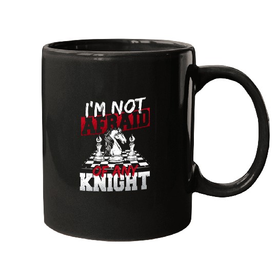 Checkmate Chess Lover Knight Chess Club Design 3 Mugs