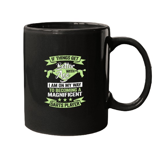 A magnificent Darts Player Dart Team Birthday Dart Player Mugs