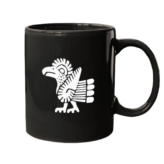 Aztec Bird Symbol Mugs