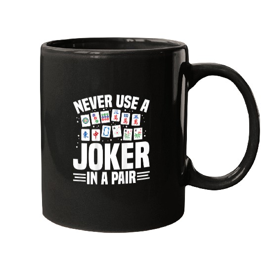 Mahjong Player Mahjong Cards Mah Jongg Backprint Mugs
