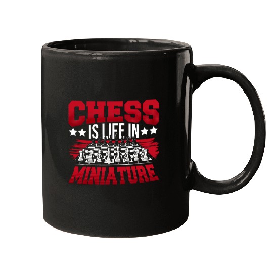 Checkmate Chess Lover Knight Chess Club Design 5 Mugs