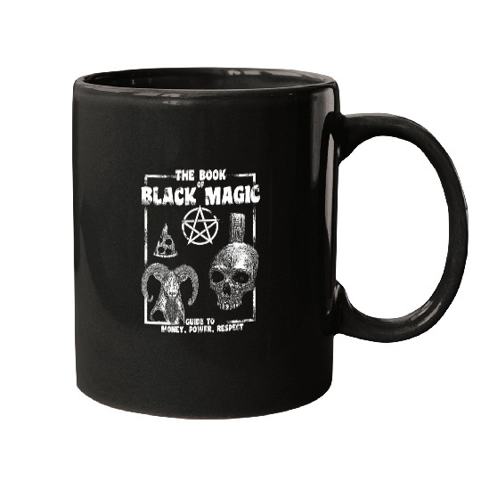 Edgy Gothic Alt Clothing Black Magic Graphic Mugs
