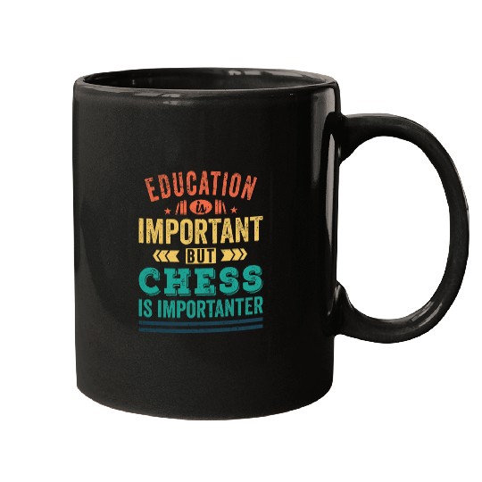 Education Chess Important Chess Player Quote Mugs