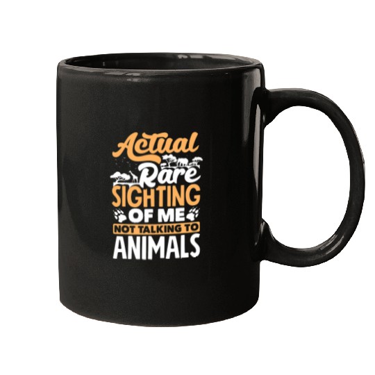 Zoology Zoologist Zookeeper Actual Rare Sighting Mugs