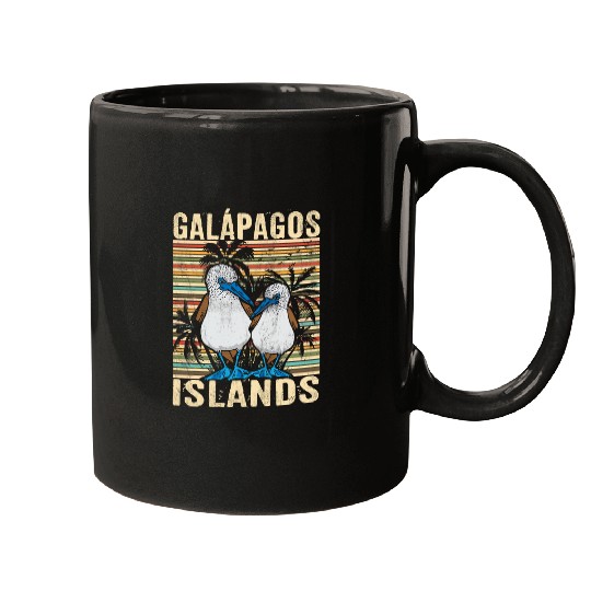 Galapagos Island Ecuador Blue Footed Booby Seabird Mugs