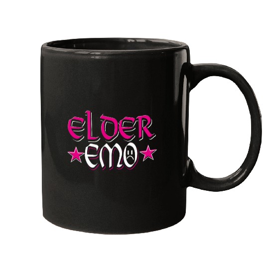 Elder Emo Music Fan Emo Band Member Alternative Goth Mugs