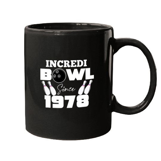 Incredibowl Since 1978 Bowl Strike Bowler Bowling Sports Pin Mugs