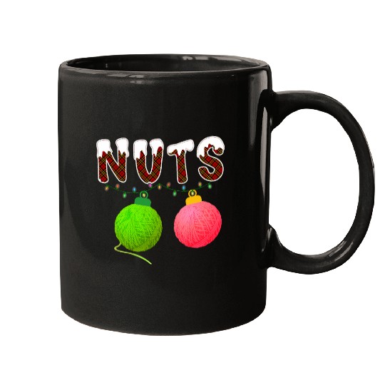 Chest Nuts Matching Chestnuts Crochet Christmas Couples Nuts Mugs