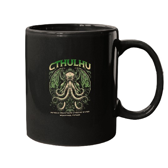 Eldritch Cthulhu Cultist Ritual Darkness Chantissng Mugs