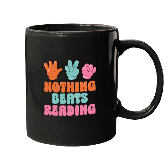 Nothing Beats Reading For Book Librarian Across America Kids Mugs
