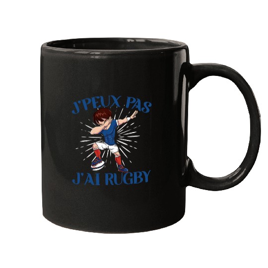Sporty Rugby Player Cool Boys Jpeux Pas Jai Rugby Mugs