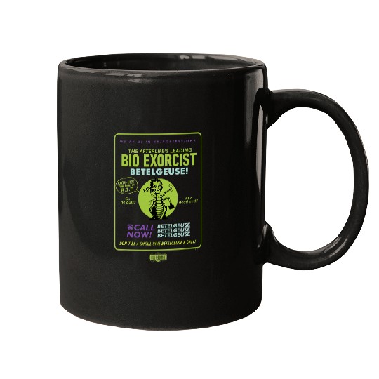 Beetlejuice Beetlejuice Afterlifes Leading Bio Exorcist Ad Mugs