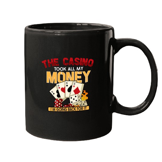 Pokers Casino Pokers Player Gambling Roulette 10 Mugs