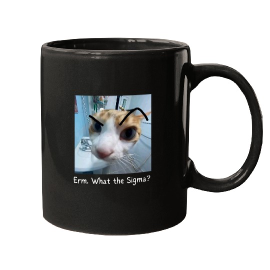Erm What the Sigma Funny Cat Meme 1 Mugs