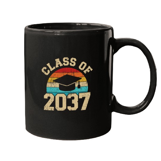 Kindergarten to graduation class of 2037 grow with me Mugs