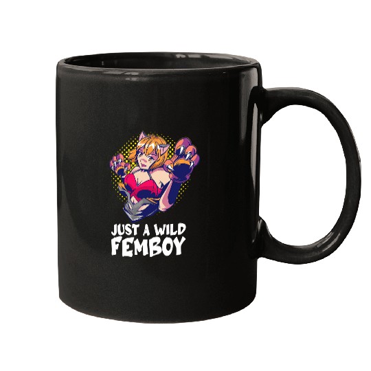 Anime Femboy Cute Funny Cosplay Femboy Present idea Mugs
