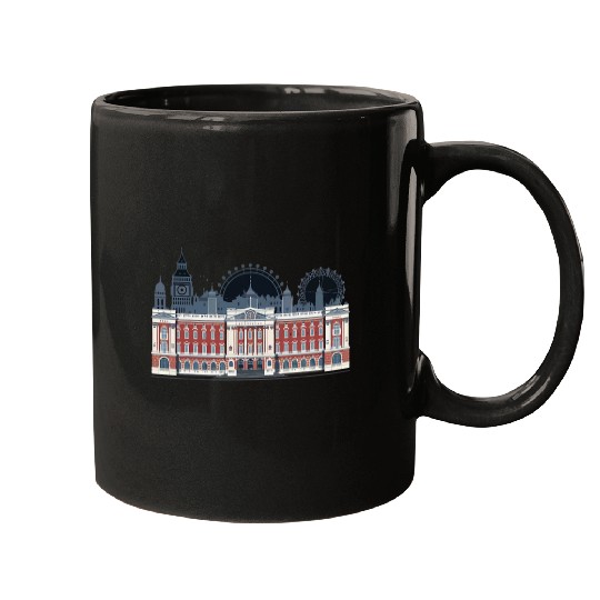 Buckingham Palace London Souvenir Mugs