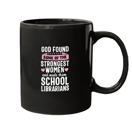 Strongest School Librarian Teacher Book Lover Nerd Gift 1 Mugs