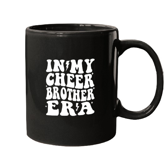 In My Cheer Brother Era Cheerleading Sports Cheerleader Bro Mugs