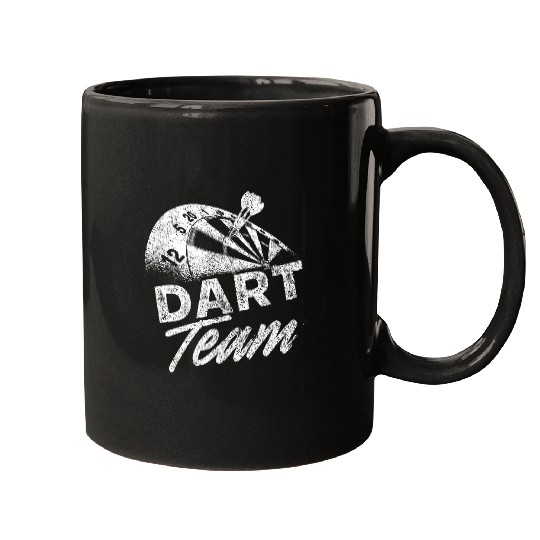 Dart Team Player Darts Throw Mugs