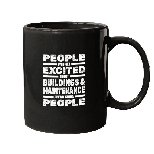 Janitor Caretaker Buildings Maintenance 2School Custodian Mugs